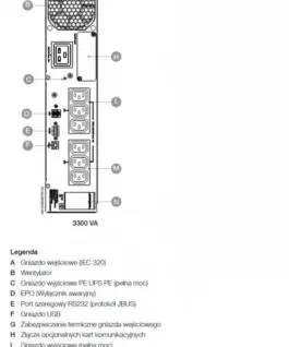 Alternative view of Socomec UPS NETYS RT 3300VA/2700W USB/IEC/EPO/6xC13/1xC19 NRT2-U3300