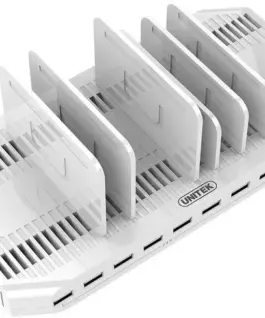 Unitek зарядна станция 10xUSB 160W;QC3.0;USB-C; Y-219