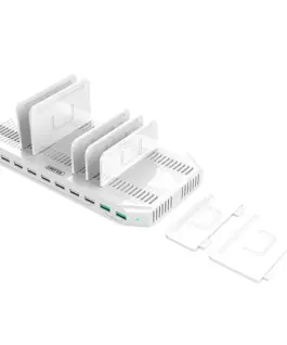 Alternative view of Unitek зарядна станция 10xUSB 160W,QC3.0,USB-C, Y-219