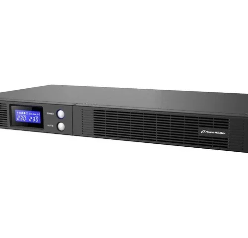 Alternative view of PowerWalker UPS Line-In 750VA R1U 4x IEC Out, USB HID/RS-23, Rack 19