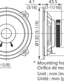 Alternative view of Kenwood KFC-S1356
