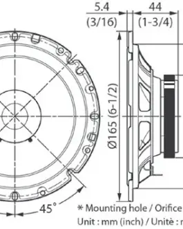 Alternative view of Kenwood KFC-S1756