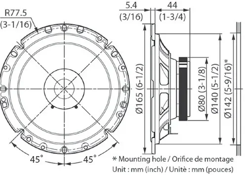 Alternative view of Kenwood KFC-S1756