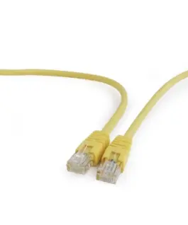 Gembird Patch cord cat. 5E molded strain relief 50u plugs 2 m жълт