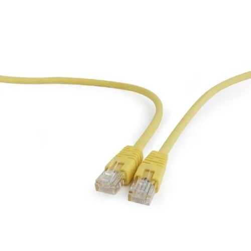 Gembird Patch cord cat. 5E molded strain relief 50u plugs 2 m жълт
