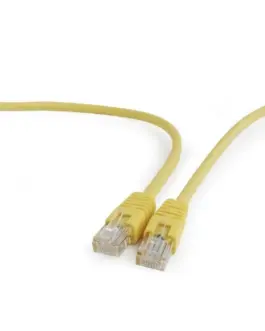 Gembird жълт Patch cord cat. 5E molded strain relief 50u plugs 3 m