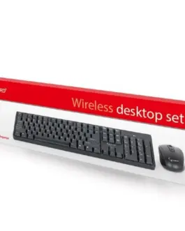 Alternative view of Gembird Keyboard+Mouseкомплект черен/wireless