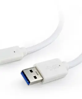 Gembird USB кабел 3.0 C AM/CM 1m/бял