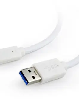Gembird USB кабел 3.0 C AM/CM 1m/бял