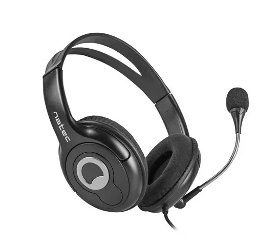 Alternative view of Natec Bear 2 headset with черен microphone
