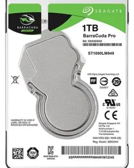 Alternative view of Seagate HDD BarraCuda Pro 1TB 2.5 inches 128MB ST1000LM049