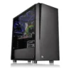 Thermaltake Versa J21 USB3.0 Tempeчервен Glass - черен