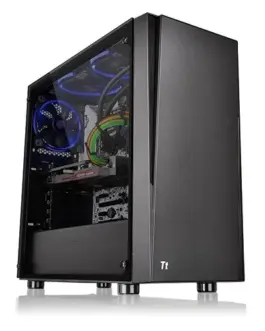 Thermaltake Versa J21 USB3.0 Tempeчервен Glass - черен