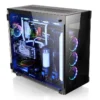 Thermaltake View 91 RGB Riing Tempeчервен Glass XL-ATX Super Tower - черен