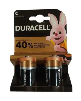 Алкална батерия DURACELL C  LR-14 /2 бр. в опаковка/ 1.5V