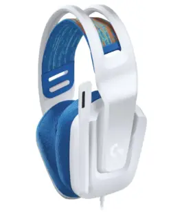 Alternative view of Геймърски слушалки Logitech G335, Микрофон, Бели