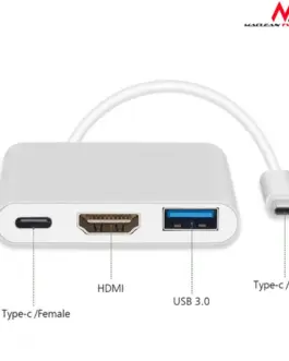 Alternative view of Maclean адаптер USB-C - HDMI / USB 3.0 / USB-C MCTV-84