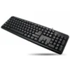 Techly USB keybord 104 keys US layout черен