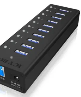 IcyBox IB-AC6110 active 10 port USB 3.0 HUB