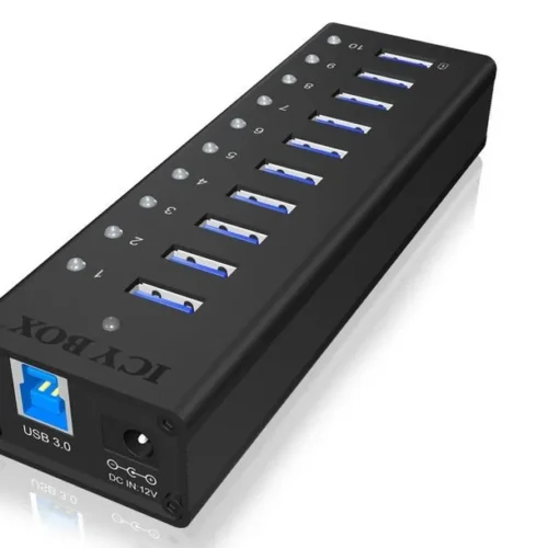 IcyBox IB-AC6110 active 10 port USB 3.0 HUB