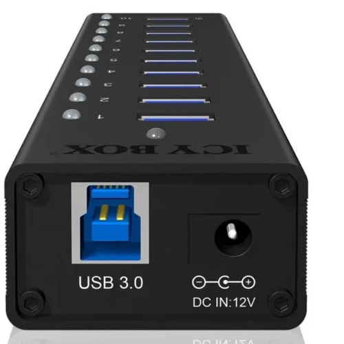 IcyBox IB-AC6110 active 10 port USB 3.0 HUB