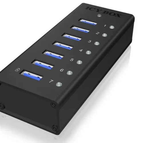 IcyBox IB-AC618 active 7 port USB Hub