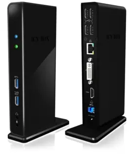 IcyBox IB-DK2241AC USBHDMILANDVI-IMic