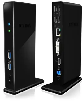 IcyBox IB-DK2241AC USBHDMILANDVI-IMic