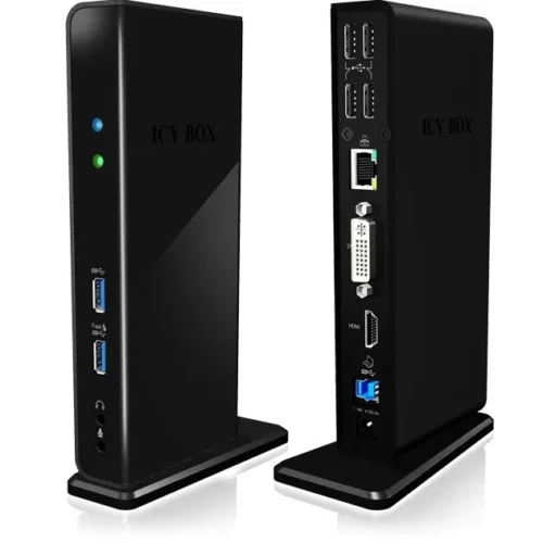 IcyBox IB-DK2241AC USBHDMILANDVI-IMic