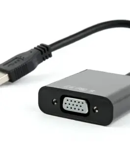 Gembird адаптер USB 3.0 -> VGA черен
