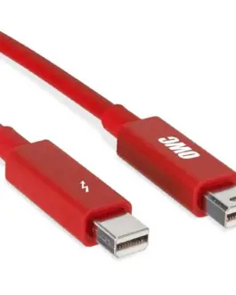 Alternative view of OWC Thunderbolt 2 Premium кабел 3m червен