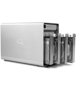 Alternative view of OWC Mercury Elite Pro Quad (4xHDD 2,5/3,5, USB Type-C, aluminium) RAID