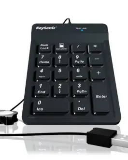Alternative view of KEYSONIC Keyboard ACK-118BK2 dust-and waterproof IP64