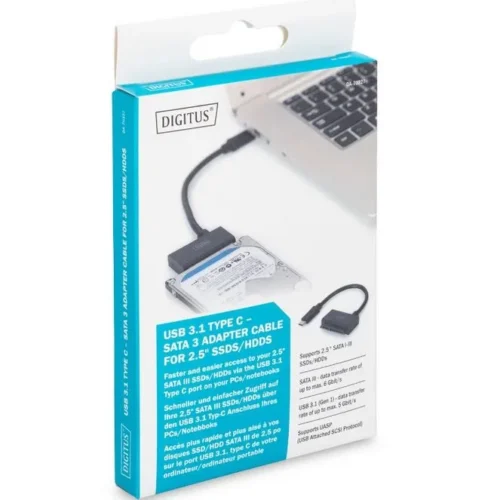 Alternative view of Digitus адаптер USB3.1 to HDD USB Type C 2.5 SATAIII