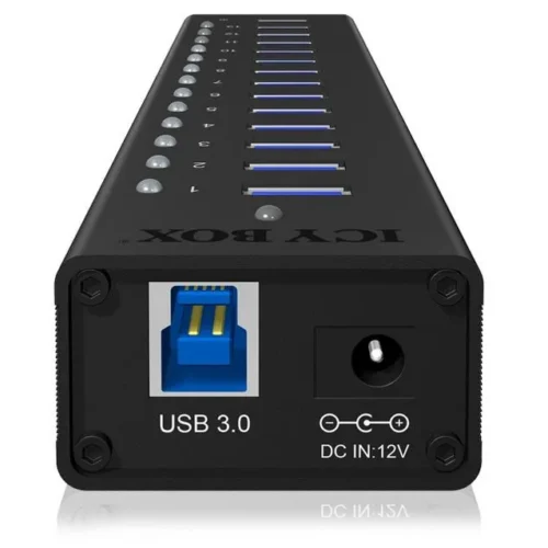 IcyBox IB-AC6113 active HUB/Aluminium