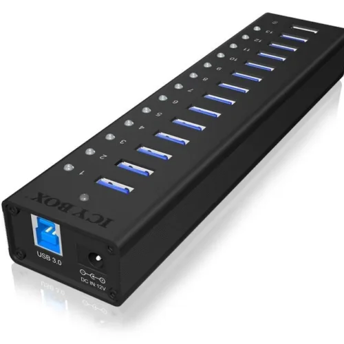 IcyBox IB-AC6113 active HUB/Aluminium
