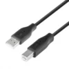 TB USB AM-BM кабел 1.8 черен