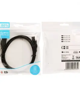 Alternative view of TB USB AM-AM кабел 1.8 черен