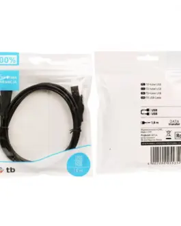 Alternative view of TB USB AM-AM кабел 1.8 черен