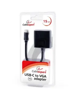 Alternative view of Gembird USB-C to VGA адаптер