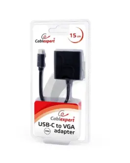 Alternative view of Gembird USB-C to VGA адаптер