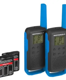 Alternative view of Motorola Walkie talkie T62 PMR 446 blue