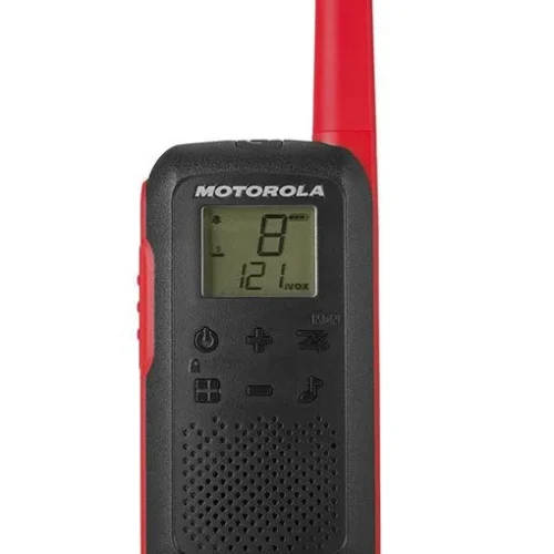 Motorola T62 PMR 446 WALKIE TALKIE черен-червен
