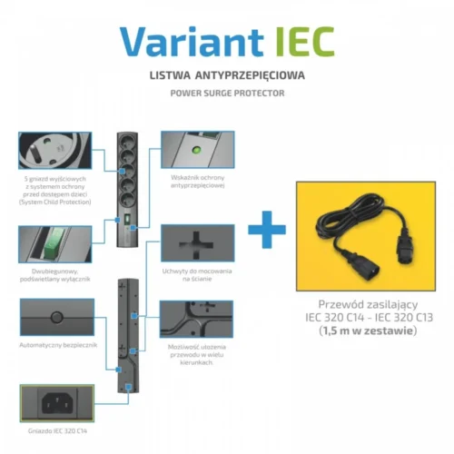 EVER LISTWA EVER VARIANT IEC 1.5m