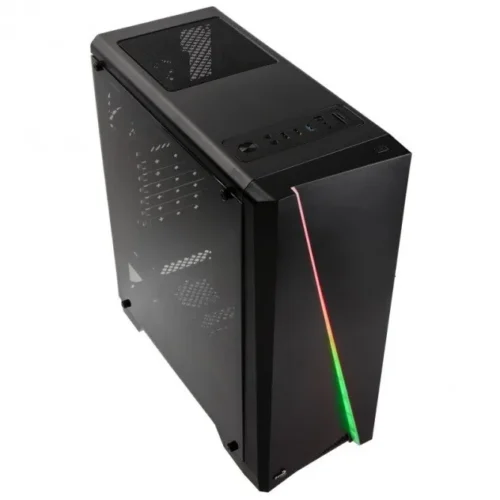 Alternative view of AeroCool Компютър case PGS CYLON RGB ADVANCE черен/USB3/ATX