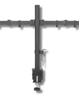 Techly Double desk LCD монитор arm 13-27inch 2x10kg VESA adjustable