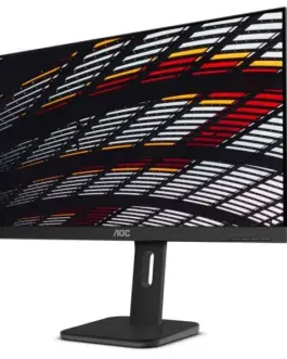 Alternative view of AOC Monitor 23.8 inches 24P1 IPS DVI DP HDMI Pivot Speakers