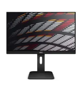 AOC Monitor 23.8 inches 24P1 IPS DVI DP HDMI Pivot Speakers