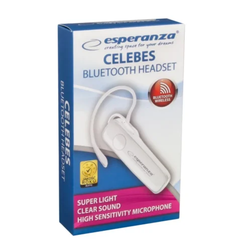 Esperanza Blurtooth earphone Celebes бял