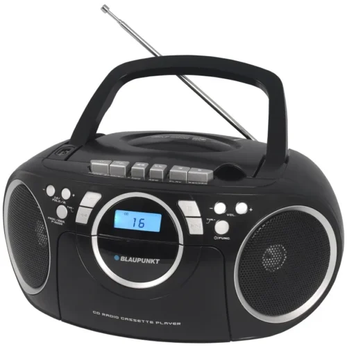 Alternative view of Blaupunkt Portable radio BB16BK FM / PLL / cassette / CD / MP3 / USB
